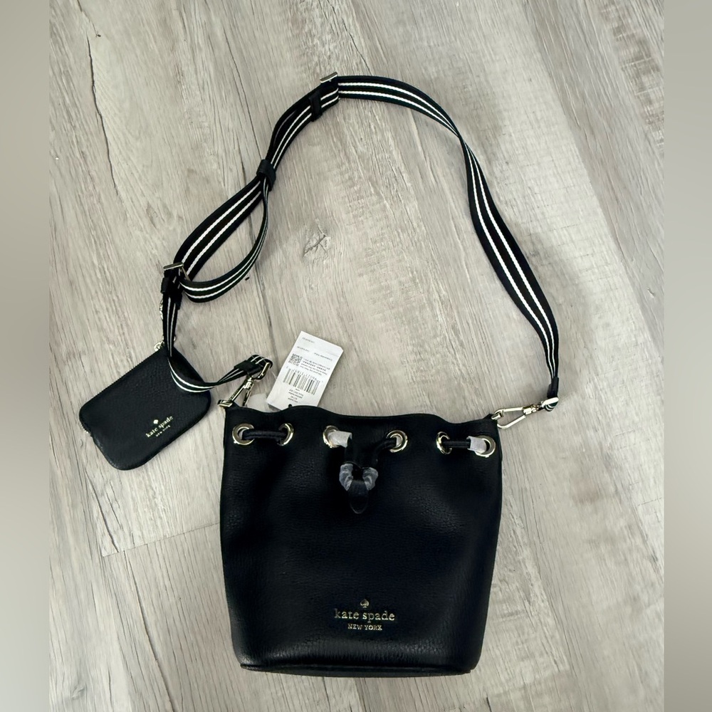 New Kate Spade Mini Bucket bag Rosie in Black - Picture 9 of 10